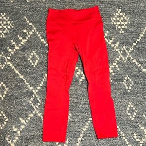 Fabletics red motion 365 leggings